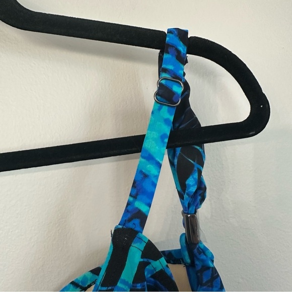 Miraclesuit Siren One Piece in Paka Mayan Women’s Blue/Black Swimsuit Sz 14 GUC - Picture 6 of 10